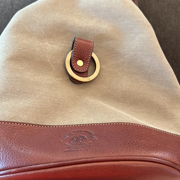 ๐๐HP๐พ๐พGhurka. The original and best. Khaki canvas/leather/brass bucket bag. - Picture 13 of 16